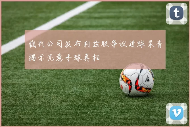 裁判公司发布利兹联争议进球录音揭示无意手球真相